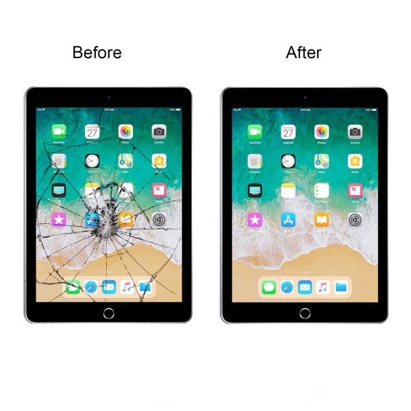iPad 9 10.2 2021 Glas med Touchskärm OEM - Svart