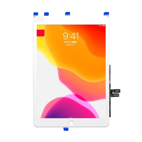 iPad 9 10.2 2021 Glas med Touchskärm OEM - Vit