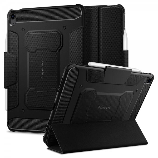 Spigen iPad Air 10.9 2020/2022 Fodral Rugged Armor Pro Svart