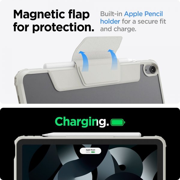 Spigen iPad Air 10.9 (gen 4/5)/iPad Air 11 (M2/M3/M4) Fodral Air Skin Pro Grå