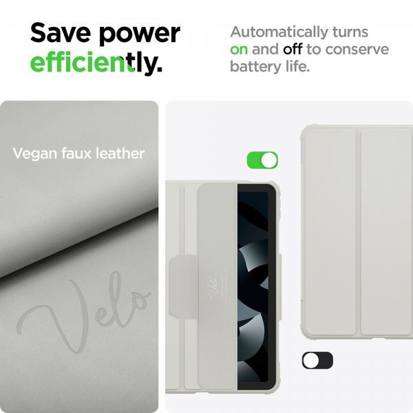 Spigen iPad Air 10.9 (gen 4/5)/iPad Air 11 (M2/M3/M4) Fodral Air Skin Pro Grå