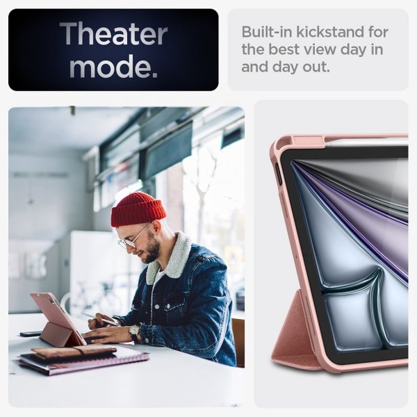 Spigen iPad Air 11 (M2/M3/M4) Fodral Urban Fit Roseguld