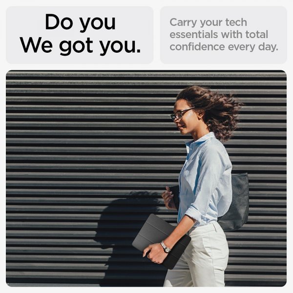 Spigen iPad Air 11 (M2/M3/M4) Fodral Urban Fit Svart