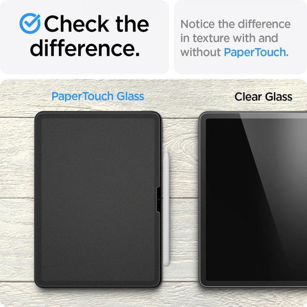 Spigen iPad Air 11 (M2/M3/M4) Skärmskydd Paper Touch EZ Fit