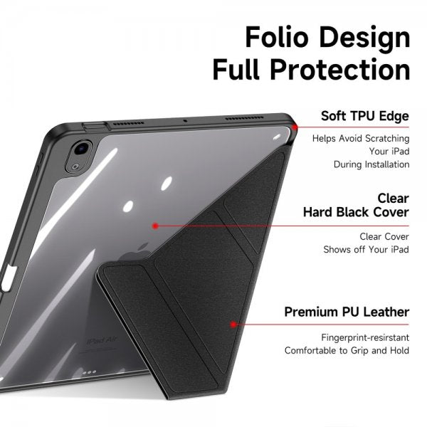 Dux Ducis iPad Air 11 (M2/M3/M4) Fodral Magi Series Svart