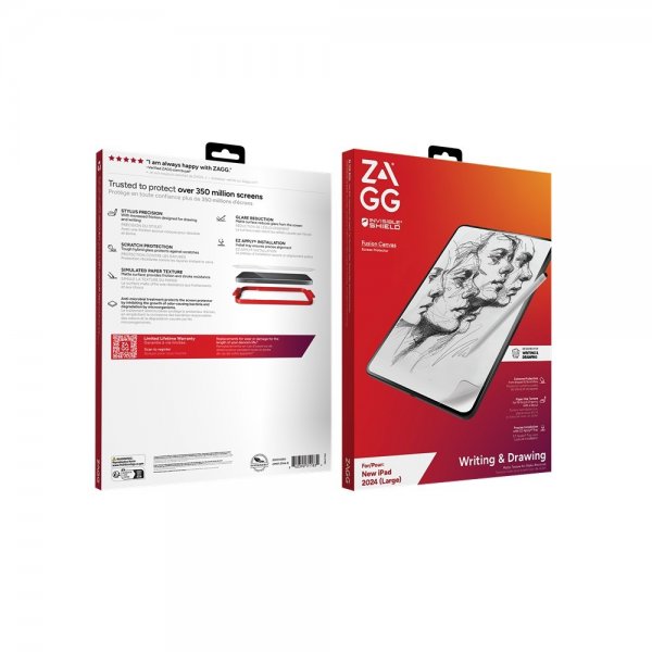 ZAGG InvisibleShield iPad Air 13 (M2/M3/M4) Skärmskydd Fusion Canvas