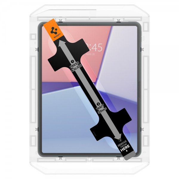Spigen iPad Air 13 (M2/M3/M4) Skärmskydd GLAS.tR EZ Fit