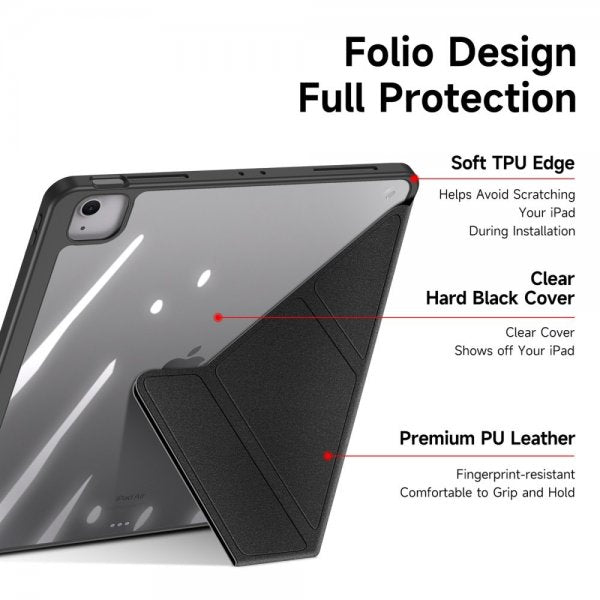 Dux Ducis iPad Air 13 (M2/M3/M4) Fodral Magi Series Svart