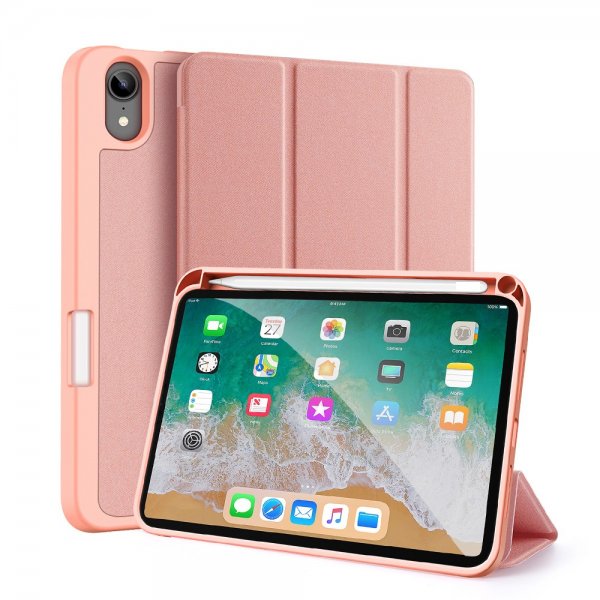 Dux Ducis iPad mini (gen 6)/iPad mini (A17 Pro) Fodral DOMO Series Rosa