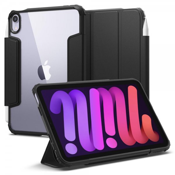 Spigen iPad mini (gen 6)/iPad mini (A17 Pro) Fodral Ultra Hybrid Pro Svart