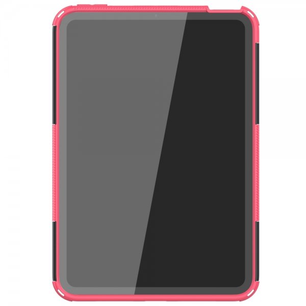 iPad mini (gen 6)/iPad mini (A17 Pro) Skal Däckmönster Stativfunktion Magenta