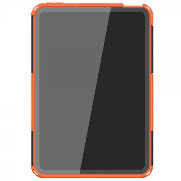 iPad mini (gen 6)/iPad mini (A17 Pro) Skal Däckmönster Stativfunktion Orange