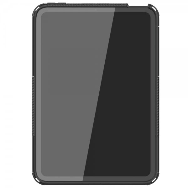iPad mini (gen 6)/iPad mini (A17 Pro) Skal Däckmönster Stativfunktion Svart