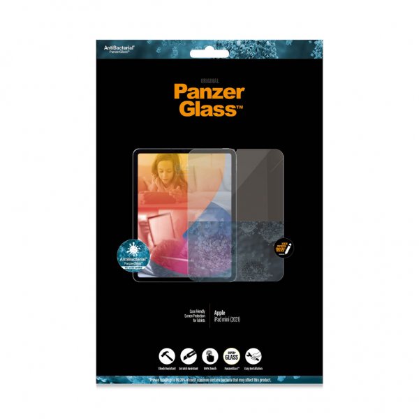 PanzerGlass iPad mini (gen 6)/iPad mini (A17 Pro) Skärmskydd CaseFriendly