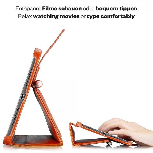 KAVAJ iPad mini (gen 6)/iPad mini (A17 Pro) Fodral London Brun