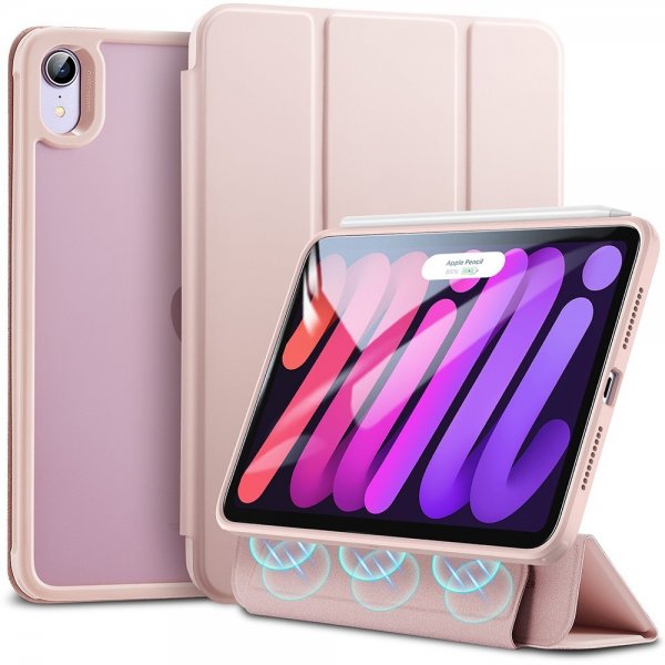 ESR iPad mini (gen 6)/iPad mini (A17 Pro) Fodral Rebound Hybrid Rosa