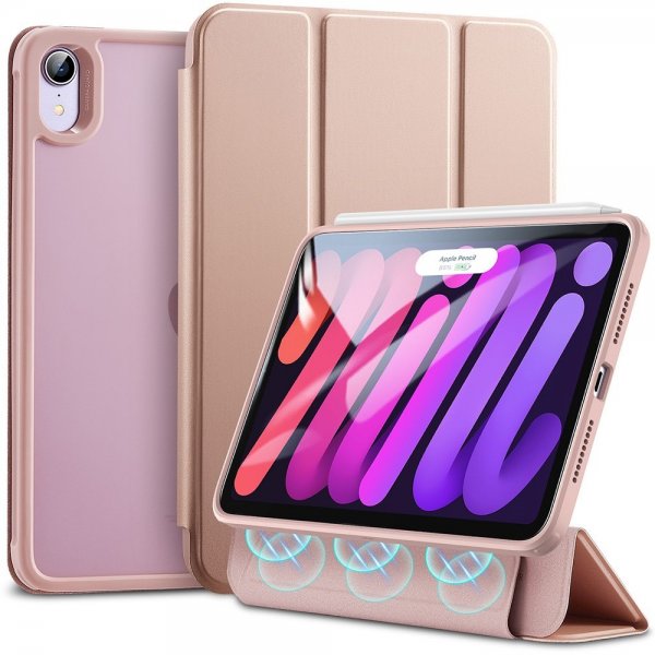 ESR iPad mini (gen 6)/iPad mini (A17 Pro) Fodral Rebound Hybrid Roseguld