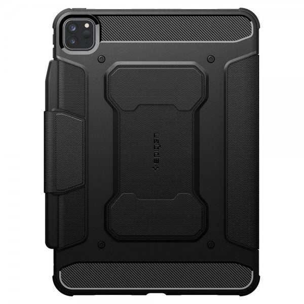Spigen iPad Pro 11 (M4/M5) Fodral Rugged Armor Pro Svart