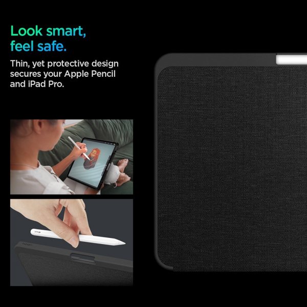 Spigen iPad Pro 11 (M4/M5) Fodral Urban Fit Svart