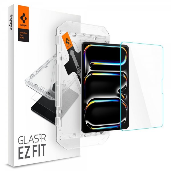 Spigen iPad Pro 11 (M4/M5) Skärmskydd GLAS.tR EZ Fit