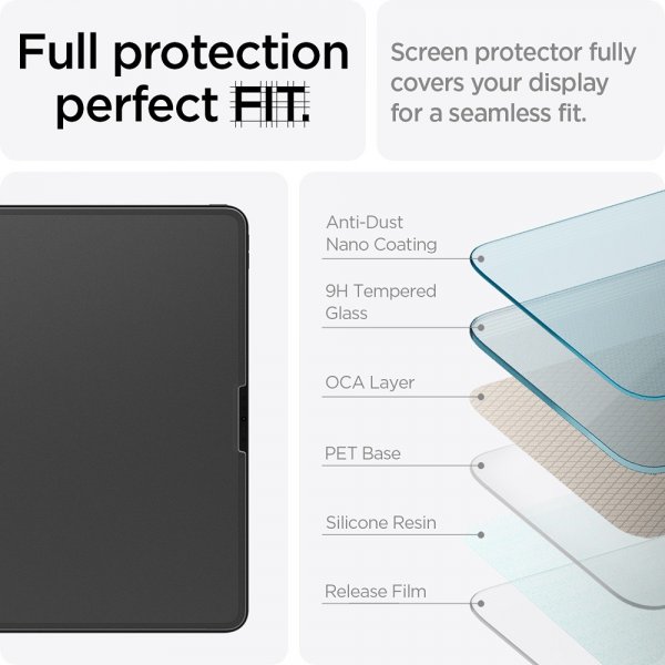 Spigen iPad Pro 11 (M4/M5) Skärmskydd Paper Touch EZ Fit