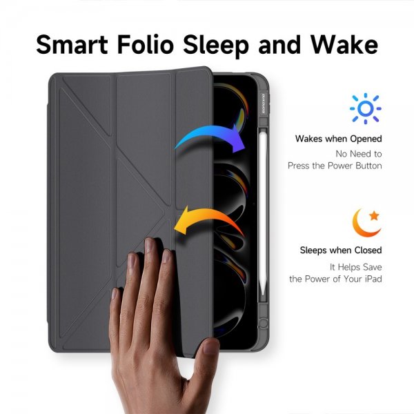 Dux Ducis iPad Pro 11 (M4/M5) Fodral Magi Series Grå