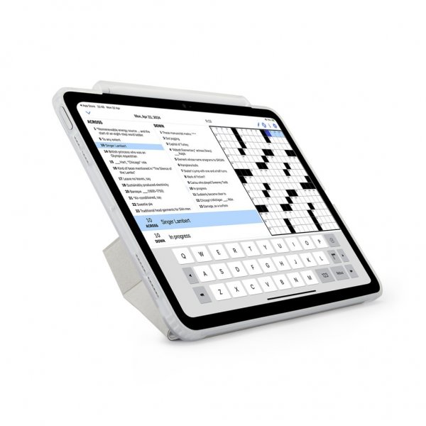 Pipetto iPad Pro 11 (M4/M5) Fodral Origami No3 Pencil Case Vit