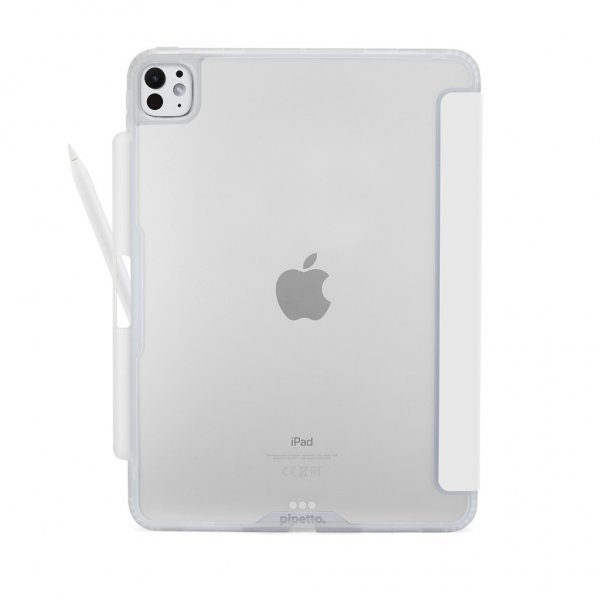 Pipetto iPad Pro 11 (M4/M5) Fodral Origami No3 Pencil Case Vit
