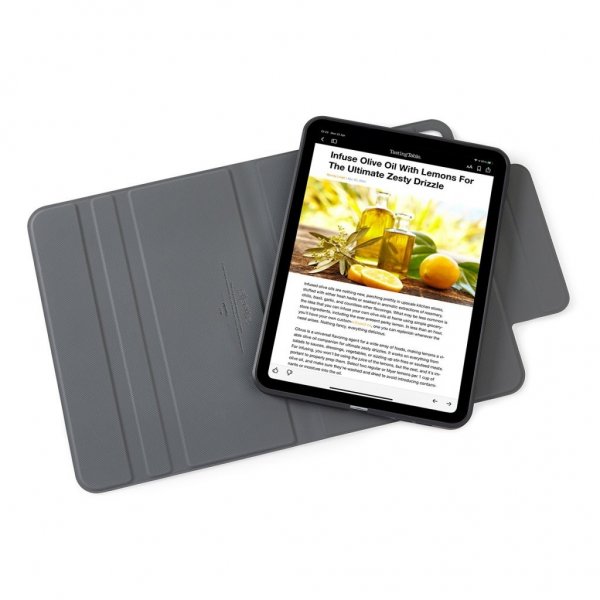 Pipetto iPad Pro 11 (M4/M5) Fodral Origami No5 Rotating Folio Case Svart