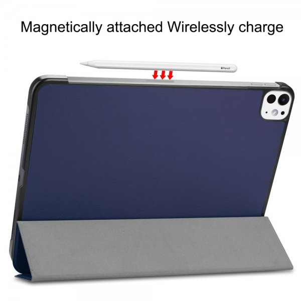 iPad Pro 11 (M4/M5) Fodral Trifold Blå