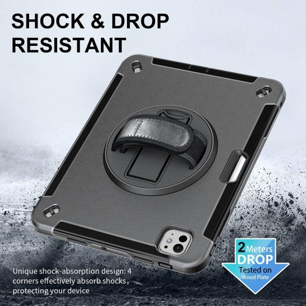 4smarts iPad Pro 11 (M4/M5) Skal Rugged Case Grip Svart