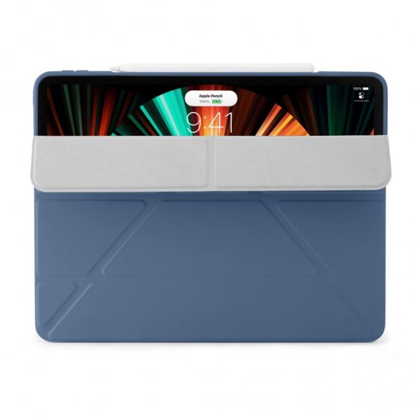 Pipetto iPad Pro 12.9 (gen 4/5/6) Fodral Origami No1 Blå
