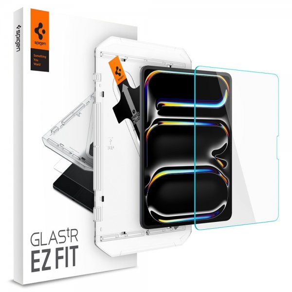 Spigen iPad Pro 13 (M4/M5) Skärmskydd GLAS.tR EZ Fit