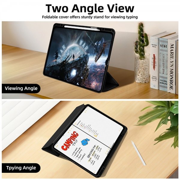 4smarts iPad Pro 13 (M4/M5) Fodral Folio Case Basic Svart