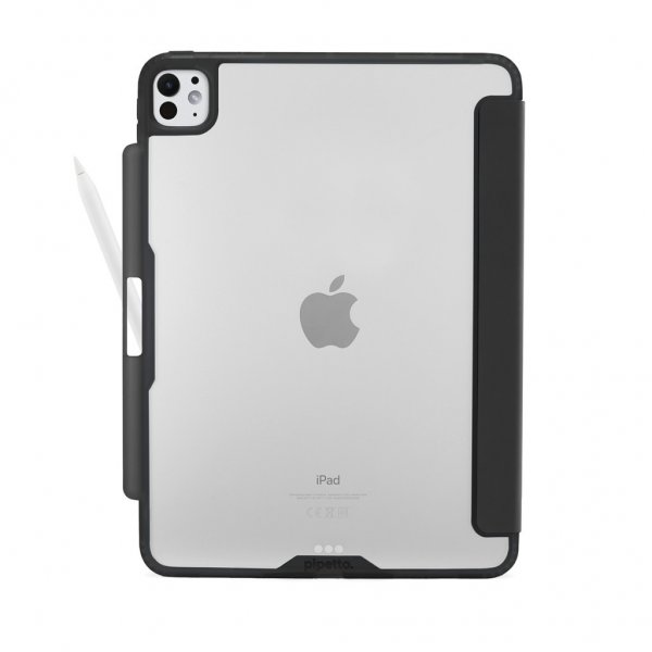 Pipetto iPad Pro 13 (M4/M5) Fodral Origami No3 Pencil Case Svart