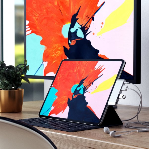 Satechi iPad Pro Multifunktionsadapter Silver
