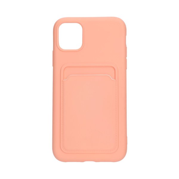 iPhone 11 Skal Korthållare Rosa