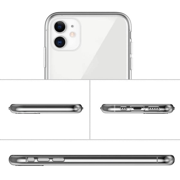 iPhone 11 Skal Stöttålig TPU Transparent