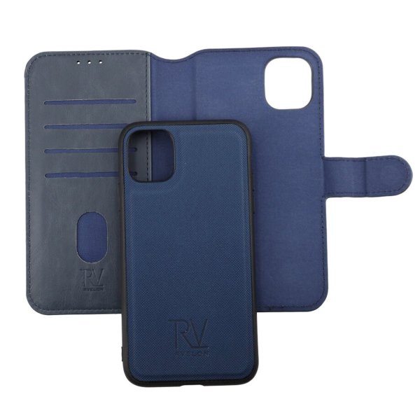 Rvelon iPhone 11 Fodral Magnetiskt Avtagbart Skal Blå