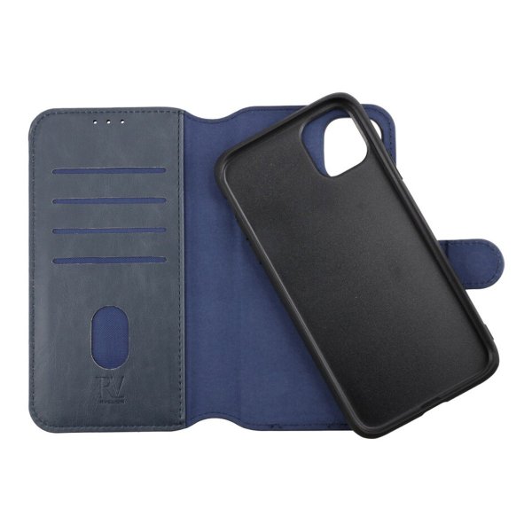 Rvelon iPhone 11 Fodral Magnetiskt Avtagbart Skal Blå