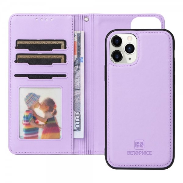 Betopnice iPhone 11 Pro Fodral med Löstagbart Skal 005 Lila