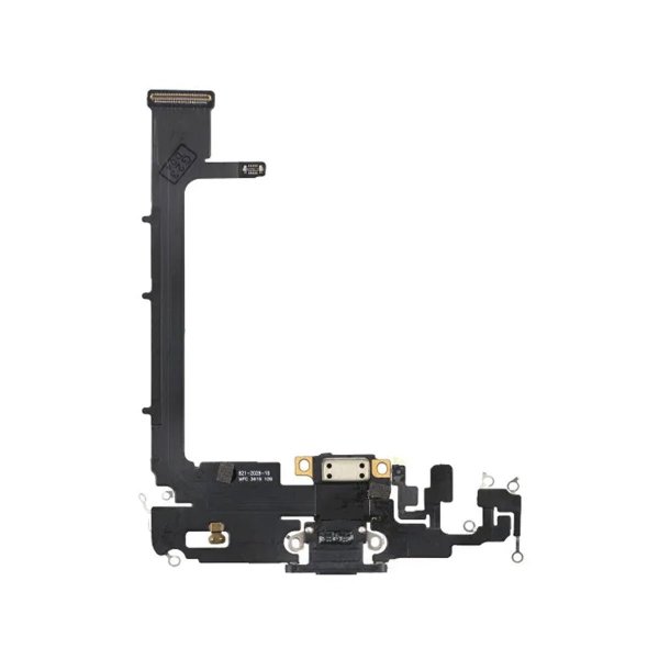 iPhone 11 Pro Max Laddkontakt Flexkabel - Rymdgrå