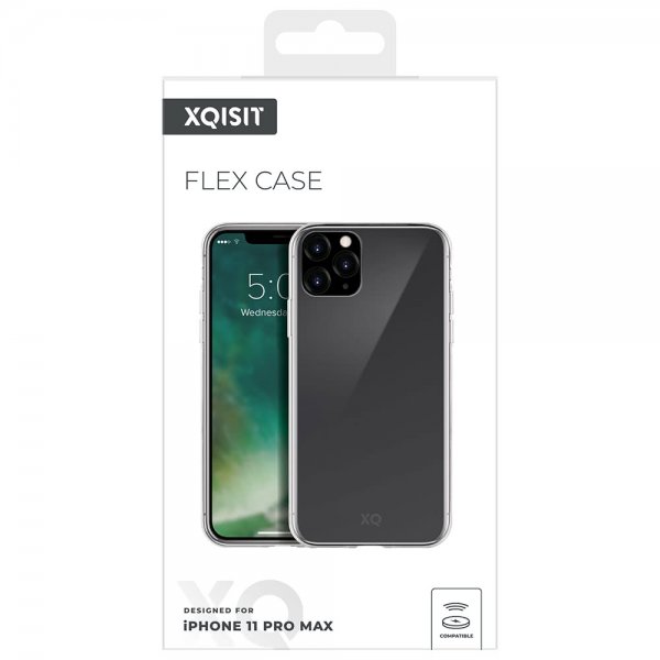 Xqisit iPhone 11 Pro Max Skal Flex Case Transparent