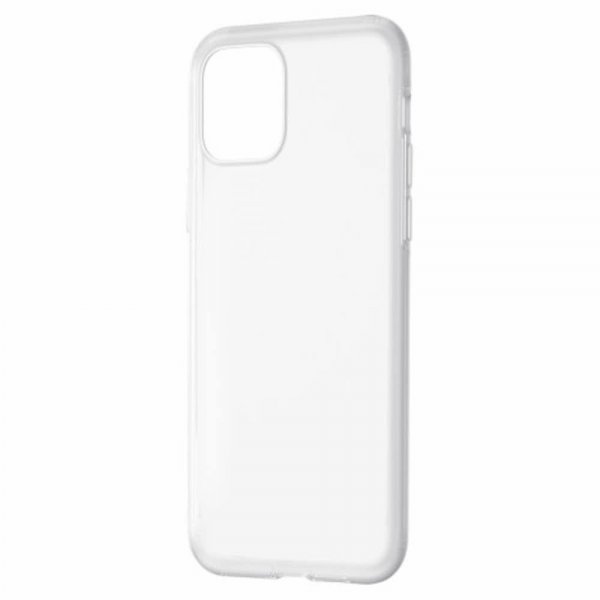 Baseus iPhone 11 Pro Max Skal Jelly Liquid Silica Gel Vit