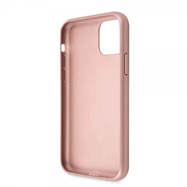 Guess iPhone 11 Pro Max Skal Saffiano Cover Roseguld