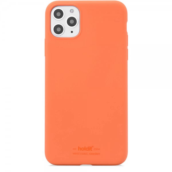 holdit iPhone 11 Pro Max Skal Silikon Orange