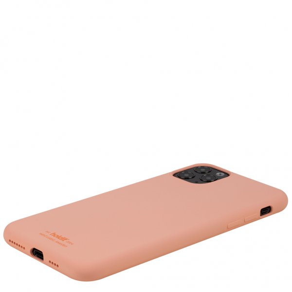 holdit iPhone 11 Pro Max Skal Silikon Pink Peach