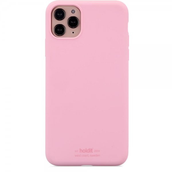 holdit iPhone 11 Pro Max Skal Silikon Rosa