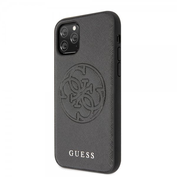 Guess iPhone 11 Pro Skal Saffiano Cover Svart