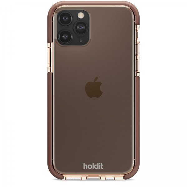 holdit iPhone 11 Pro Skal Seethru Dark Brown